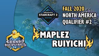 Maplez vs Ruiyichi - PvP | DH Masters: Fall - North America Qualifier #2 | StarCraft 2 Tournament screenshot 2