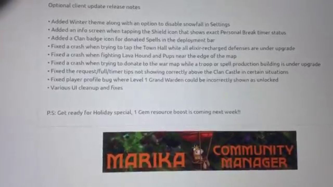 Clash of Clans - Get Ready For The Special Holiday 1 Gem Boost!