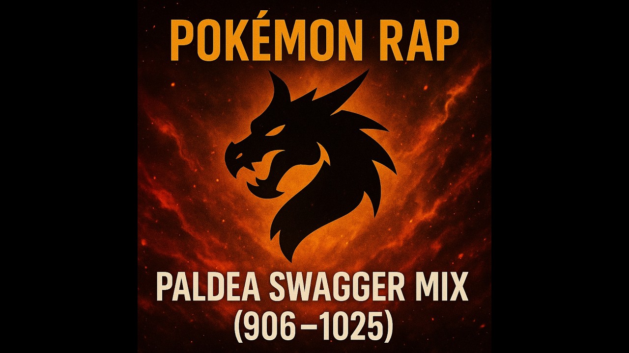 Pokémon Rap — Paldea Swagger Mix (906–1025) | DJ BlackDragon (Official Cinematic Finale)