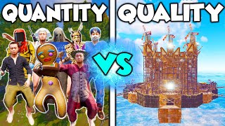 Can 8 Players beat the BEST BUILDERS IN RUST? - Rust Net Worth