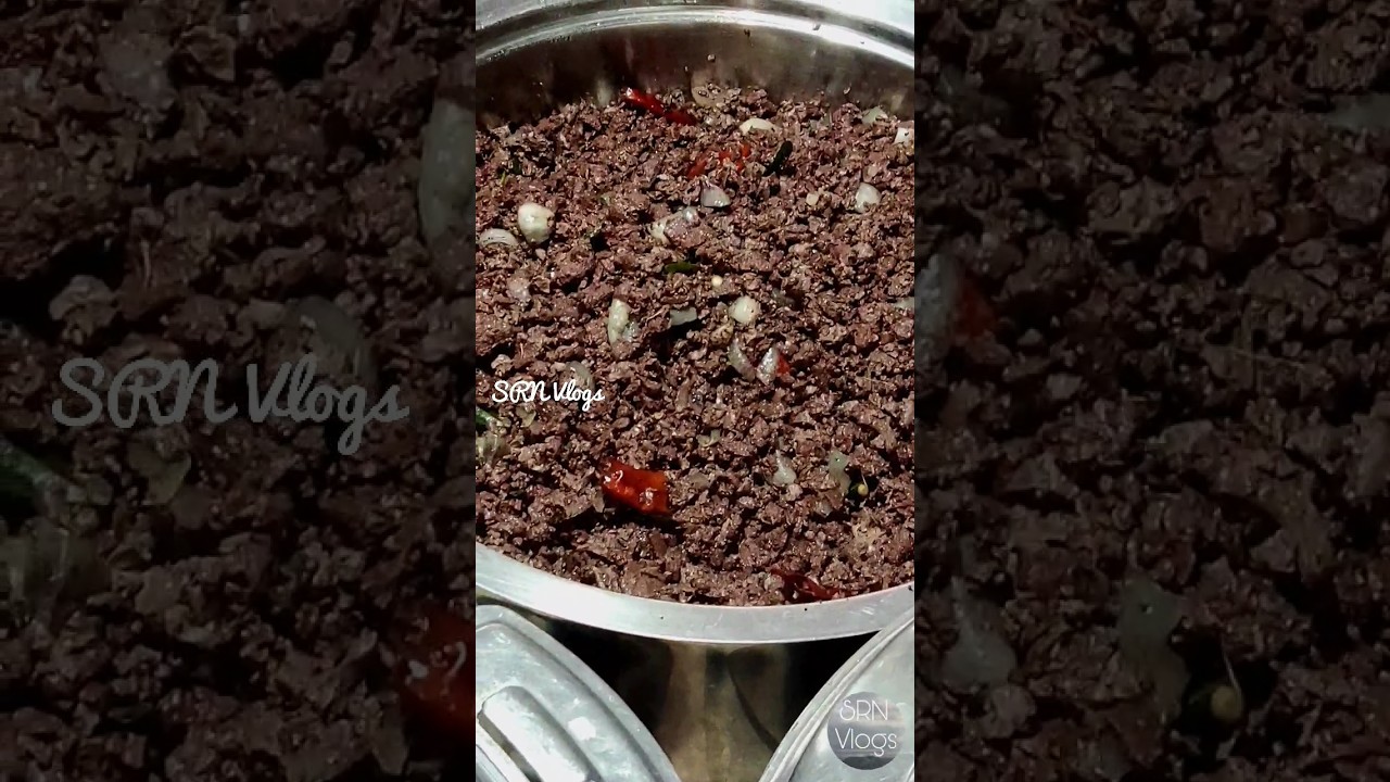 💥🤯ஆட்டு இரத்த பொரியல்/Aattu Ratha Poriyal /Mutton Blood Fry⁉️💢 