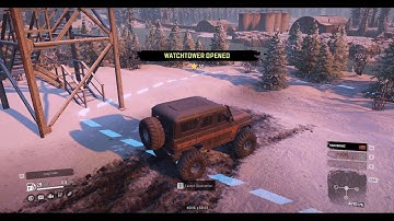 snow runner - find watchtower