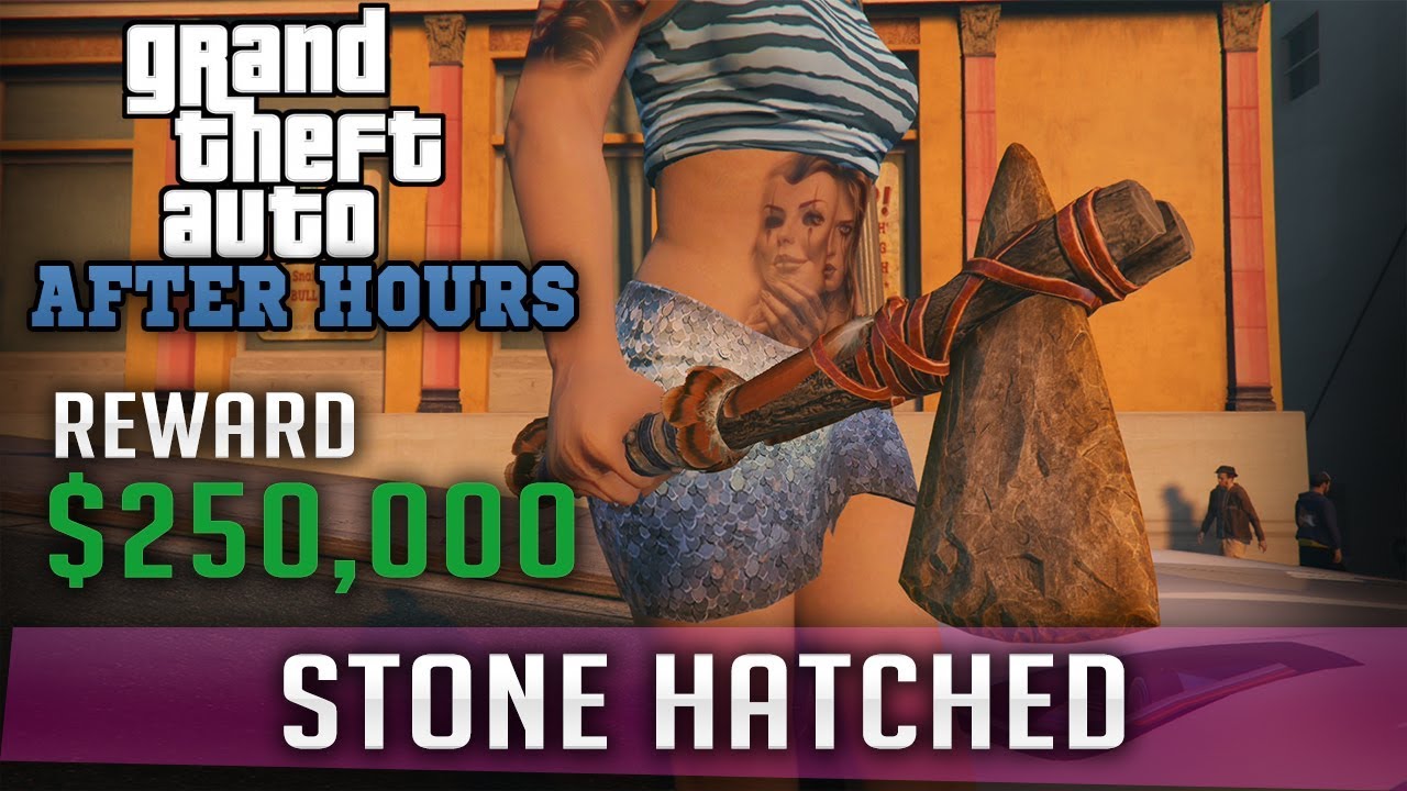 GTA 5 Online How to get new STONE HATCHET melee weapon and Get 250K