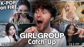GIRL GROUP CATCH-UP! (Aespa, LE SSERAFIM, NMIXX, ILLIT | Reaction)