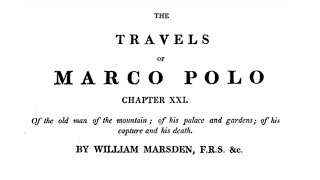 Book 1 - Chapter 21 - The Travels of Marco Polo - William Marsden