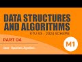 Part 04 - M1 | Stack: Operations- PUSH &amp; POP, Algorithms | Data Structures | KTU 2024 S3