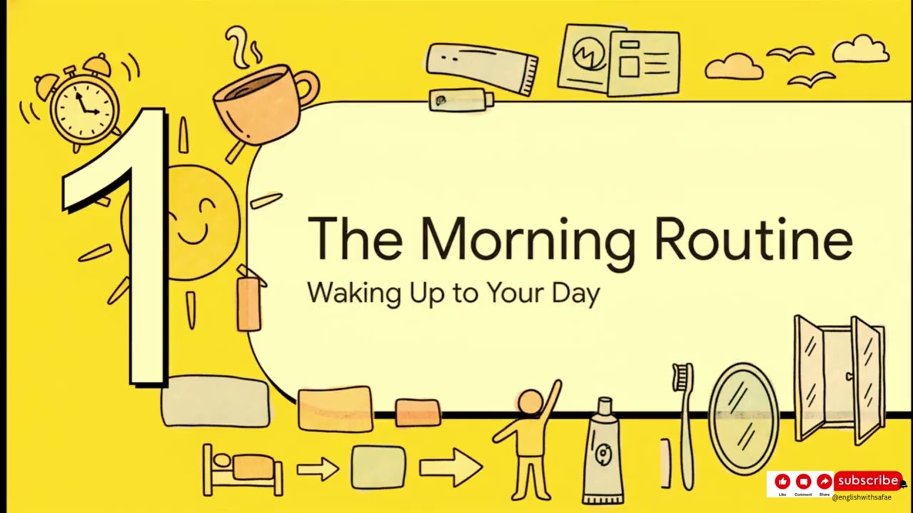 Master Your Day: The Ultimate Morning & Evening Routine  Your Day in English #englishforbeginners