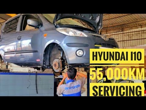 Hyundai i10 Service Cost @55,000 km | Hyundai i10 servicing cost ...