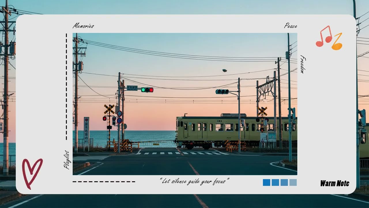 Last Train Before Nightfall 🌊🚆 Gentle Lofi for Deep Work