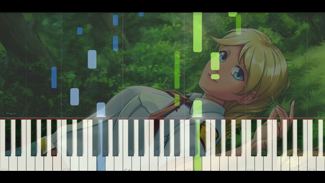 OST Бесконечное Лето (Everlasting Summer) - Forest Maiden (тема Слави) - Сергей Ейбог piano cover