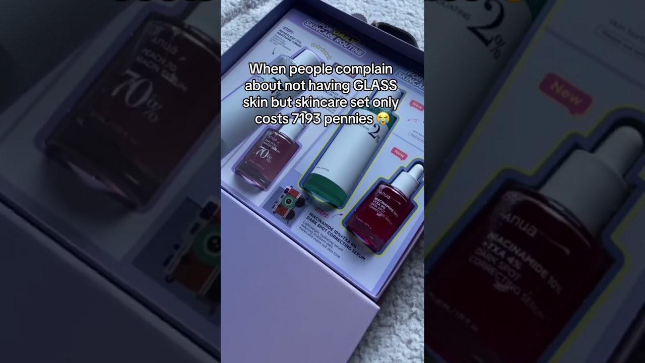 Simple & effective korean skincare set on sale today! 