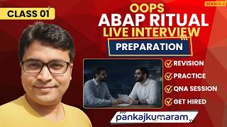 1 OOPS ABAP Rituals  ABAP Interview Question's Answers - SEASON 2 | Link BELOW FOR FREE REGISTRATION