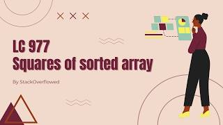 Squares of Sorted Array || Two Pointer Technique || Python || Tamil