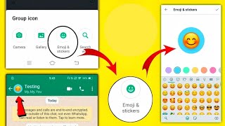 WhatsApp Emojis & Stickers New Update | Use Emojis & Stickers For WhatsApp Group Icon 2021 screenshot 4