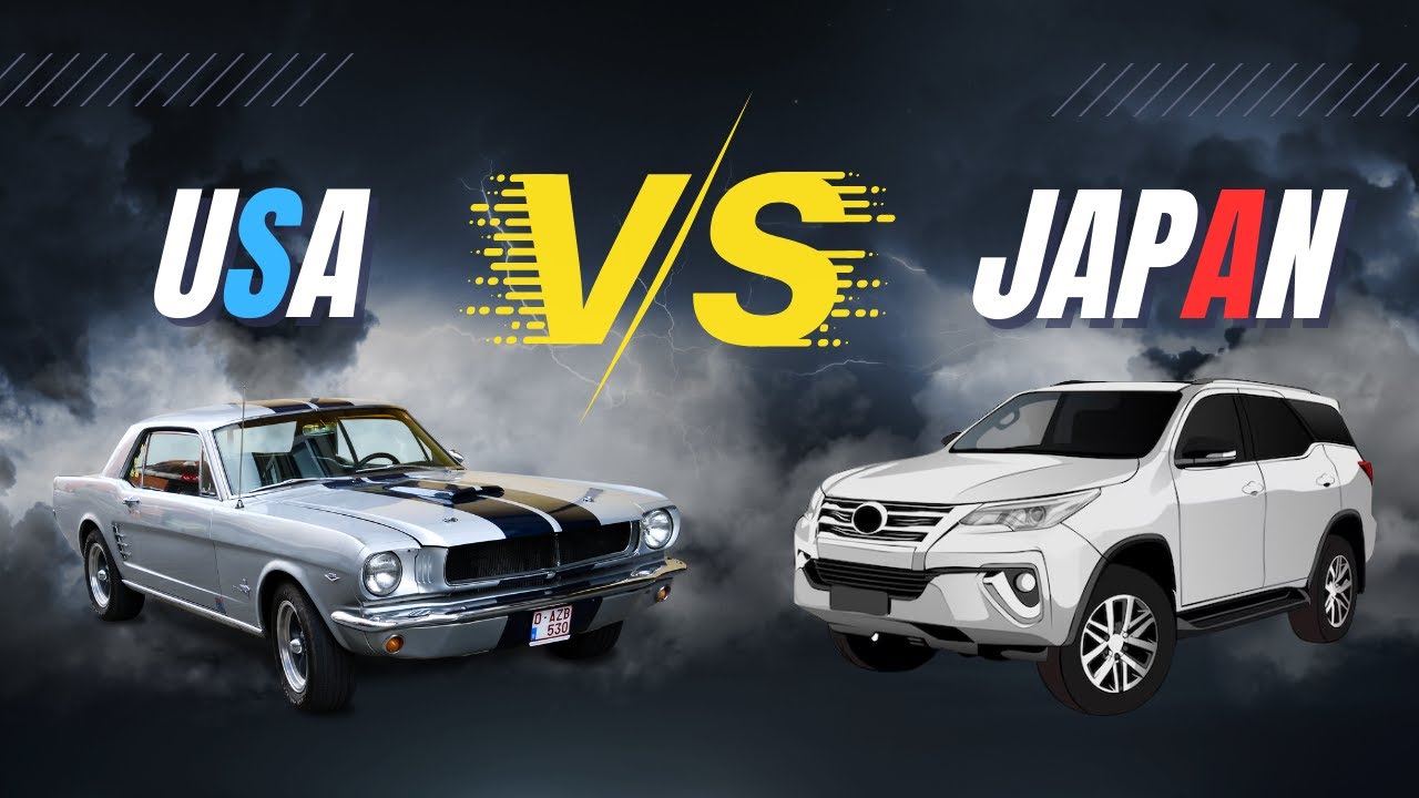 USA vs Japan comparison of countries by car production