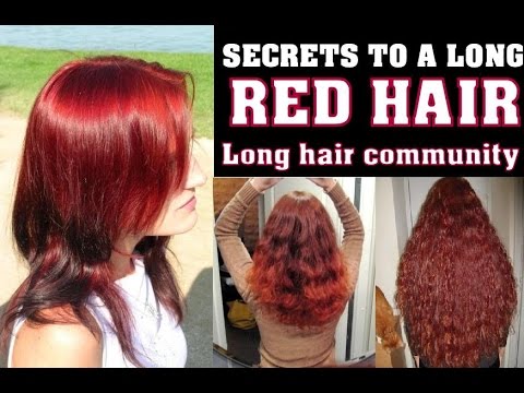 Secrets To Gorgeous Long Hair Red Youtube