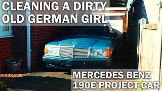The Baby Benz PT. 3 - Mercedes Benz 190E Project Car - Painting The Rocker Cover