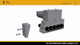 DERC Modular Lance Rotation Block/ high pressure waterjetting/waterblasting