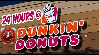 (YUM) 24 HOUR OVERNIGHT in DONUT SHOP FORT ⏰ | CRAZY OVERNIGHT DONUT CHALLENGE ALMOST PUKED SRIRACHA