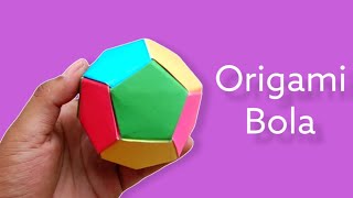 Origami Bola - Cara Membuat Bola Dari Kertas