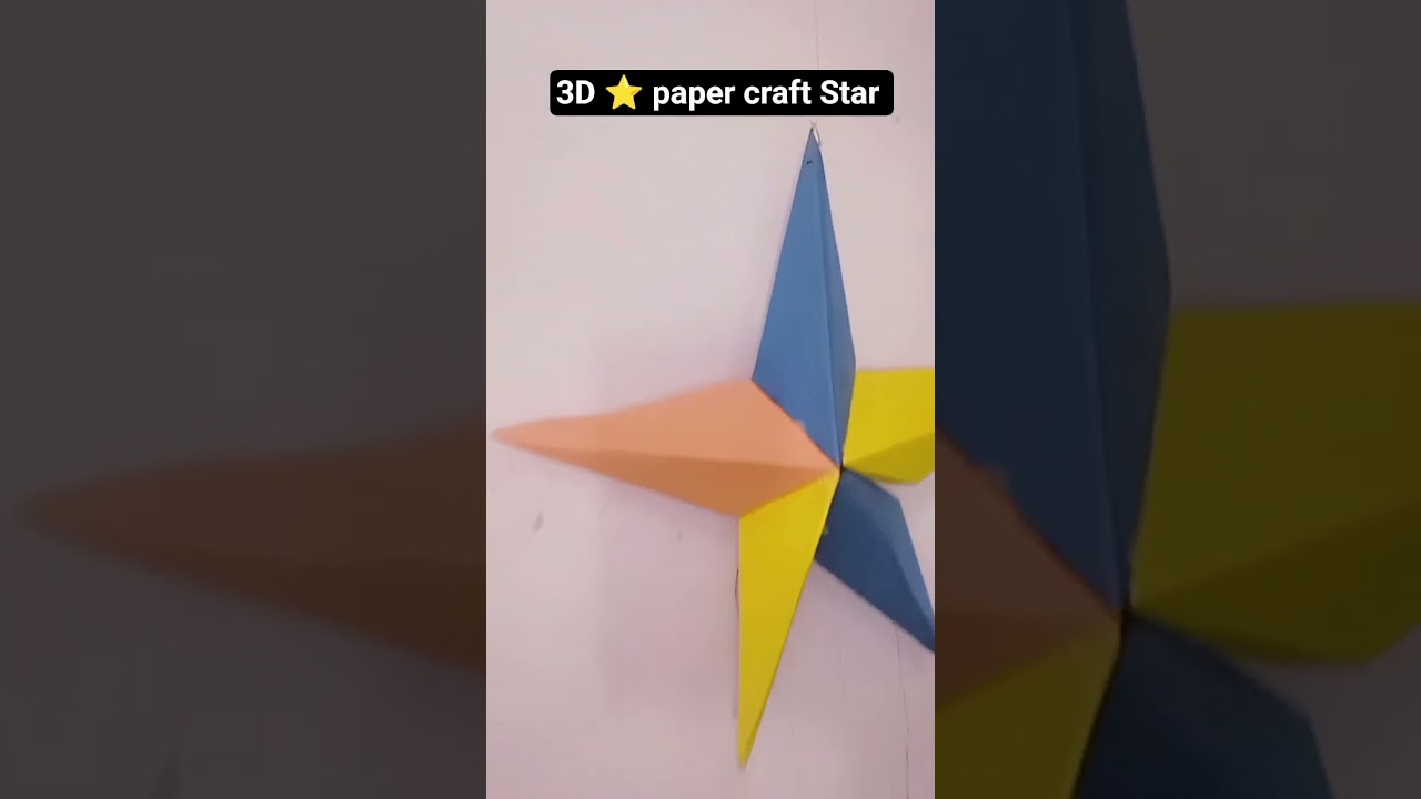 Paper star DIY