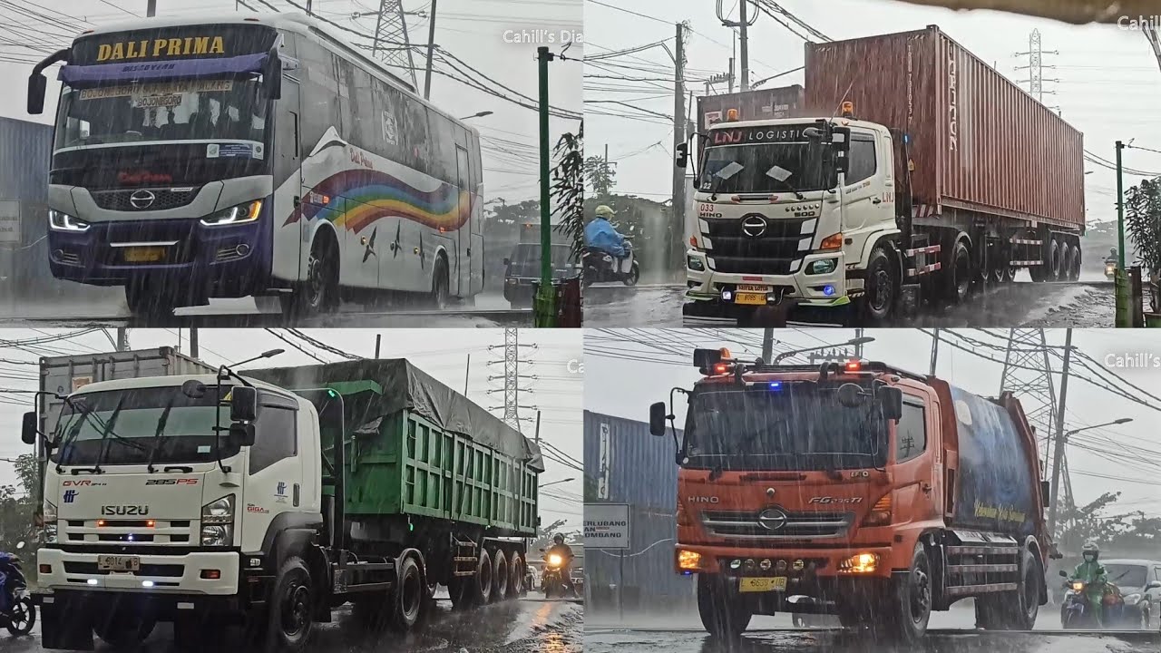 HUJAN HUJANAN HUNTING TRUCK UNTUK PENONTON SETIA