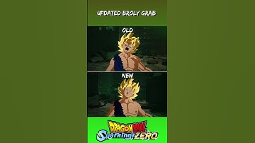 UPDATED BROLY GRAB ANIMATION in Dragon Ball Sparking Zero #Shorts #DragonBallSparkingZERO #DBSZ