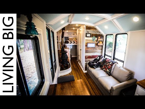 School Bus Converted To Incredible Off-Grid Home