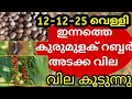 Rubber Pepper Arecanut Price| റബ്ബർ കുരുമുളക് അടക്ക #pepper #rubber #arecanut #coconut | Malayalam