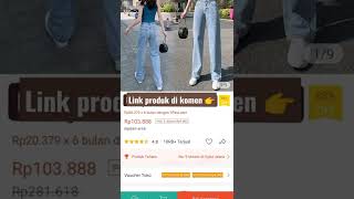 Kulot Jeans Highwaist ter best seller di Shopee✨✨ #shorts