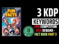 3 profitable amazon kdp keywords fact book kns 9 kdp kdpkeywords  nicheresearch amazonkdp