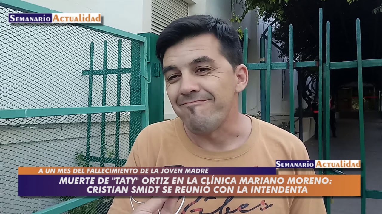 Muerte de "Taty" Ortiz en la clínica Mariano Moreno: Cristian Smitd se reunió con la intendenta