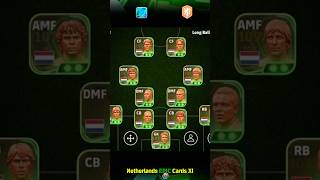 🔥 Netherlands Legends EPIC XI 🇳🇱🐐 | Gullit • Cruyff • Van Basten | eFootball Mobile