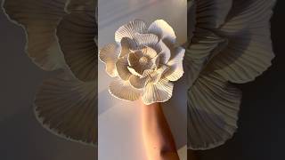 Sculpting Flower Wall Sculpture With Air Hardening Clay