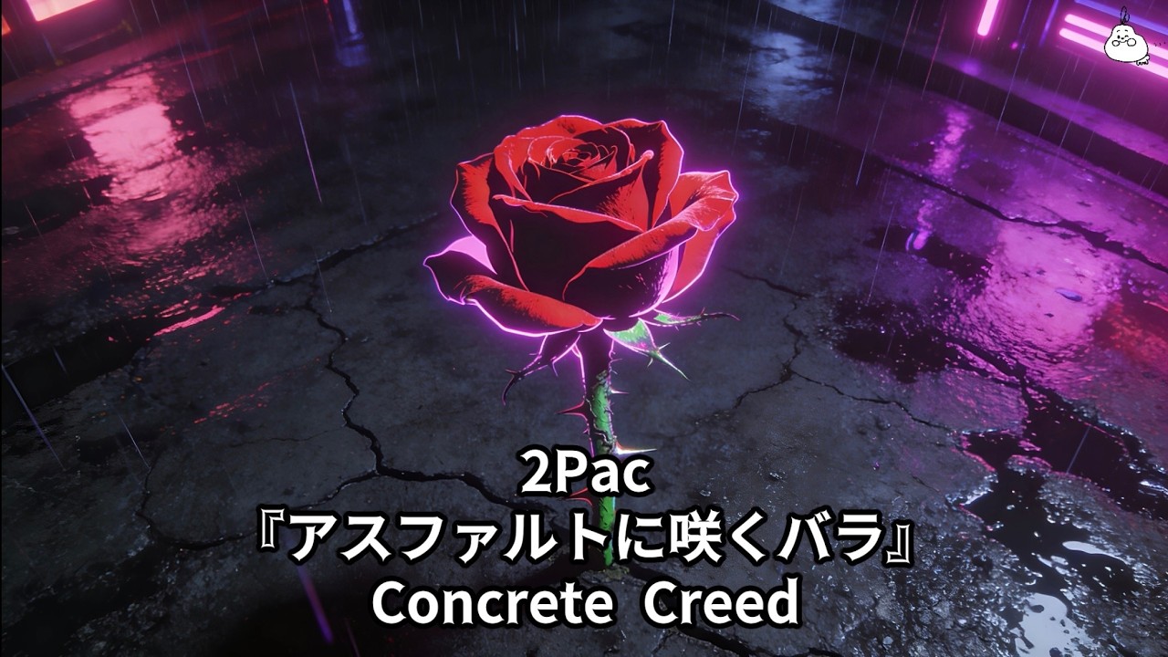 2Pac『アスファルトに咲くバラ』Concrete Creed #2Pac #Tupac #HipHop