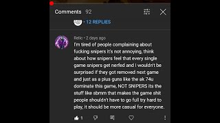 sNiPeRs ArEnT aNnOyInG|Cold War Snipers Rant