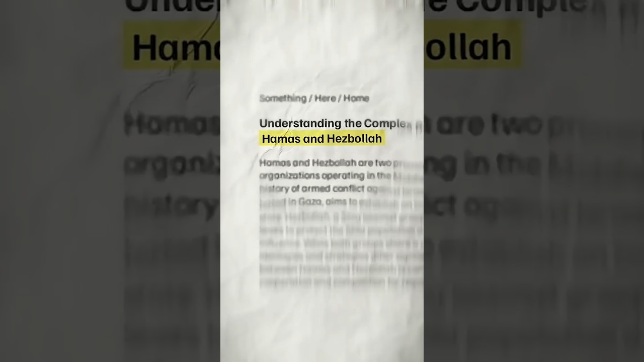 Israel & Iran: A Conflict Explained