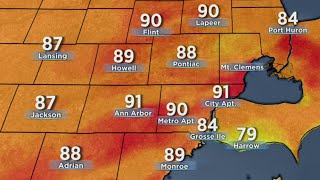 Metro Detroit weather forecast July 20, 2022 -- 5 p.m. Update screenshot 4