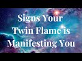 SIGNS YOUR TWIN FLAME IS MANIFESTING YOU (HOW TO TELL) 🔥 #twinflame