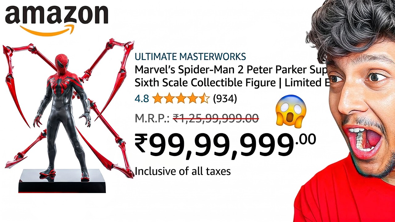 BUYING Most *EXPENSIVE MARVEL TOYS* From AMAZON!🤑 PART 4