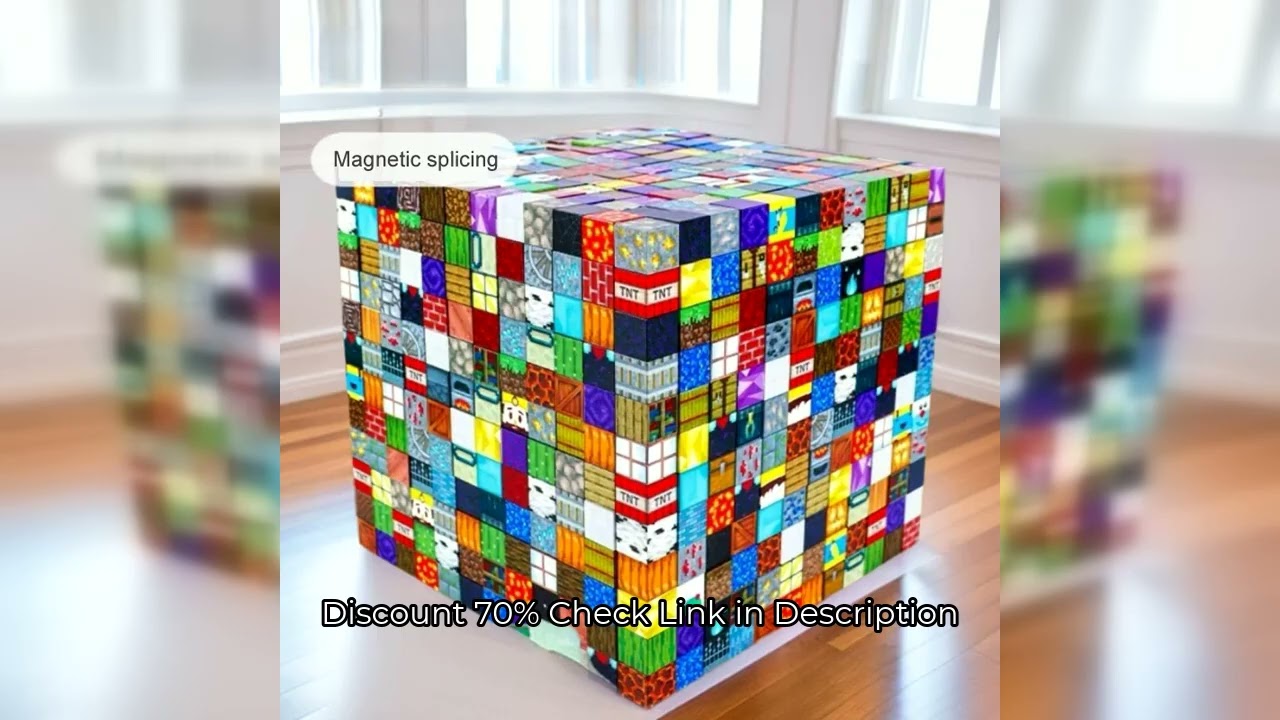 50-400pcs Mine Magnetic Building Block World Magnet Cube Set for Boys Girls Kid  DIY Model Children