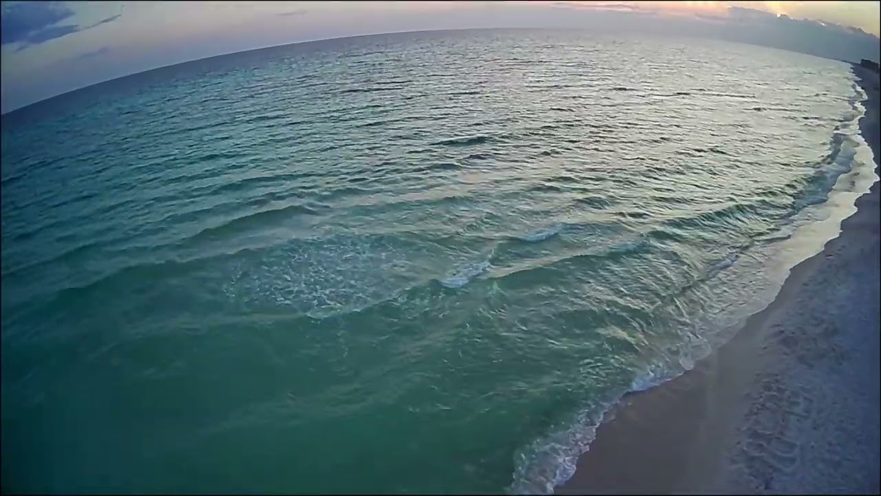 Drone shot in Panama City Beach, FL