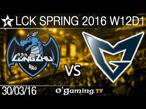 Longzhu Gaming vs Samsung Galaxy - LCK Spring 2016 - W12D1