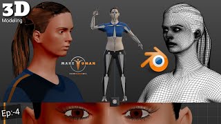 Ep:-4 Makehuman Export To Blender 2.8 / #MakehumanToBlender  *Day Sun*  Hindi Animation Course