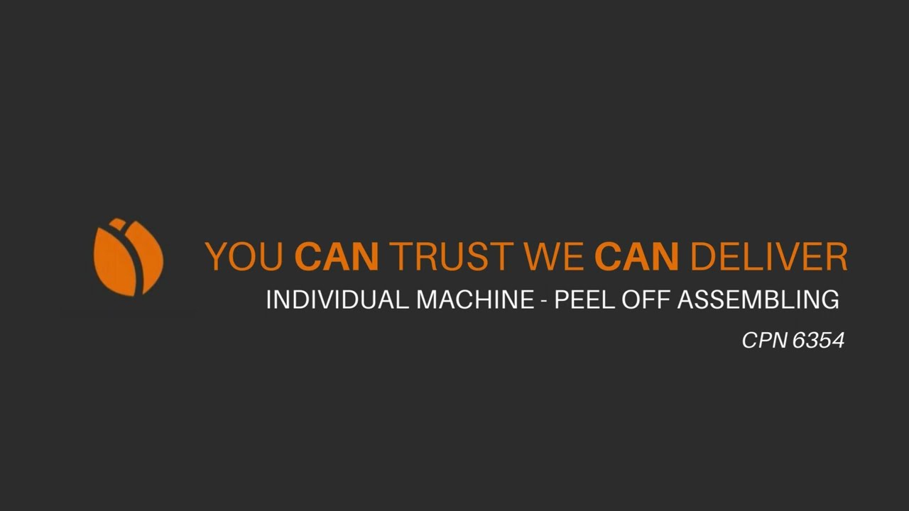 Rychiger peel off assembling machine | Cazander Bros & Sis