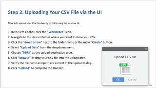 How to Upload a CSV File in Databricks File System (2026 Step by Step Guide) - DBFS Import Guide