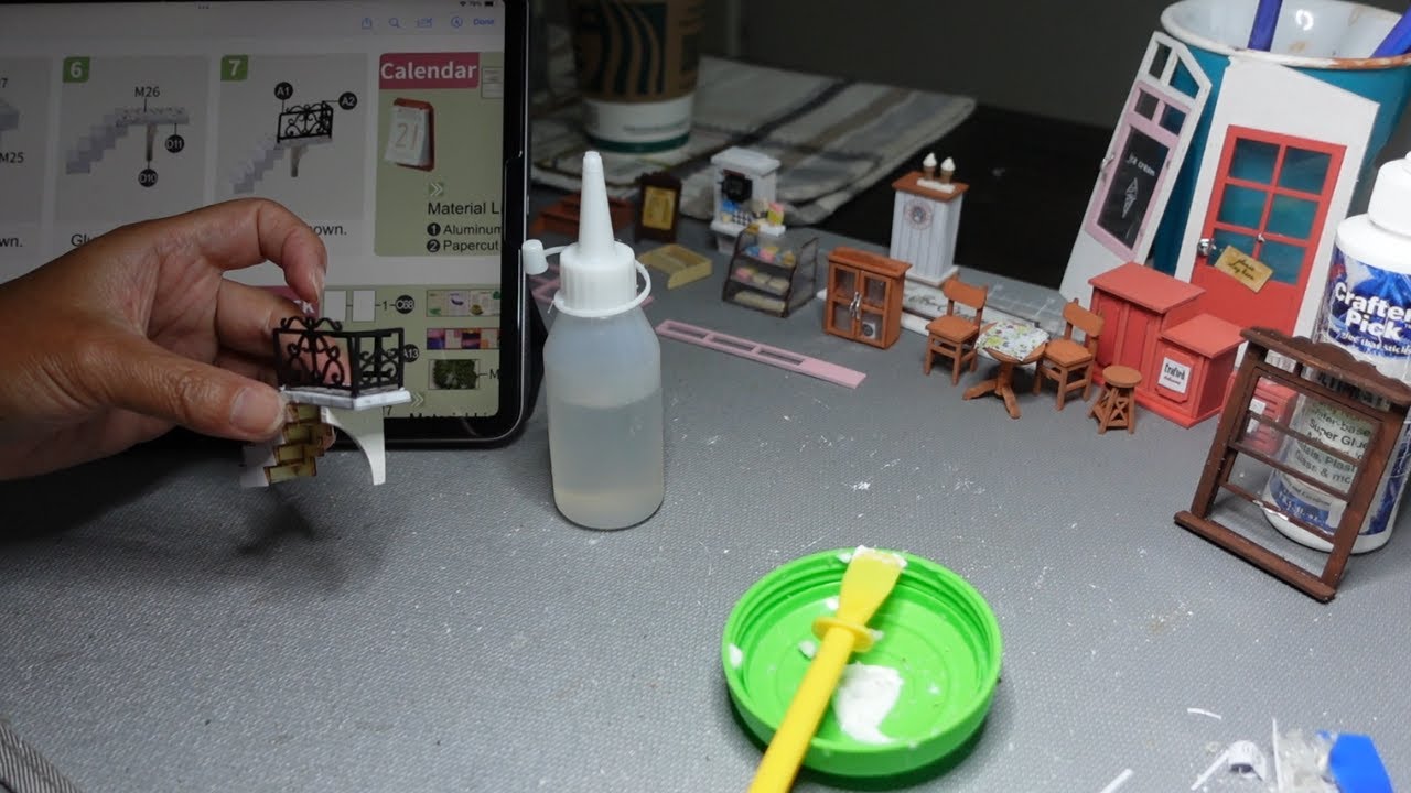 Miniature DIY Ice Cream Shop Part III: Stairs