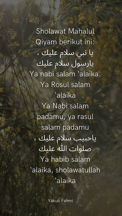Sholawat Mahalul qiyam#mahalul qiyam#maulid