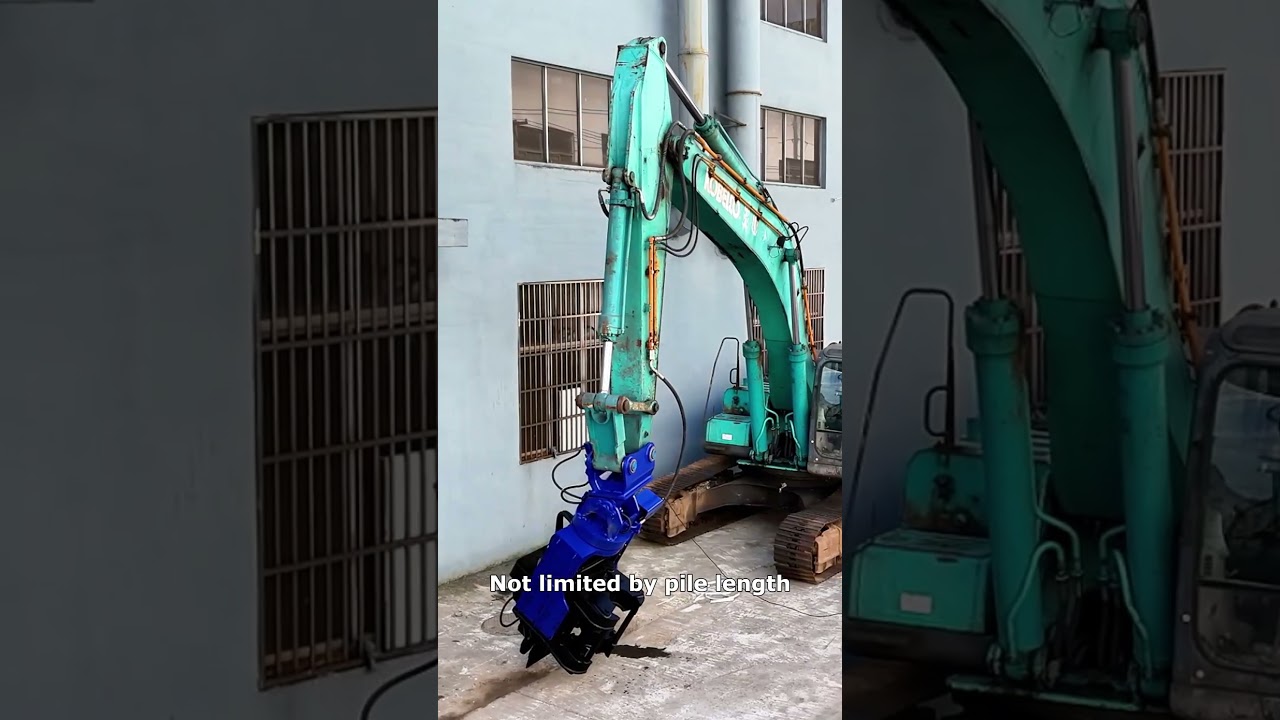 Side Clamp Pile Driver: Conquering Height Restrictions with Ease! 🚧💪