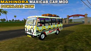 Mahindra Maxicab Mod in Bus Simulator Indonesia - Bussid Bus Mod - Bussid Car Mod - BUSSID screenshot 1